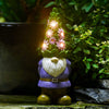Nacome Solar Garden Outdoor Statues Turtle with Succulent and 7 LED Lights - Lawn Decor Statue for Patio, Balcony, Yard Ornament - Gifts for Mom Grandma Women
